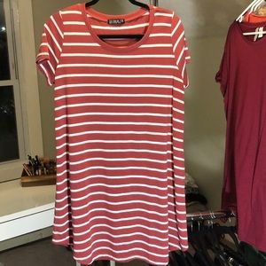 Striped T-shirt Dress